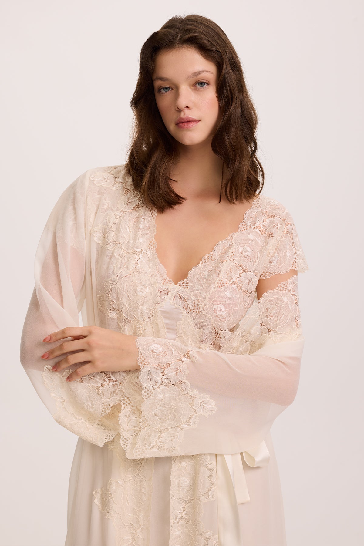Dream Silk Nightgown and Robe