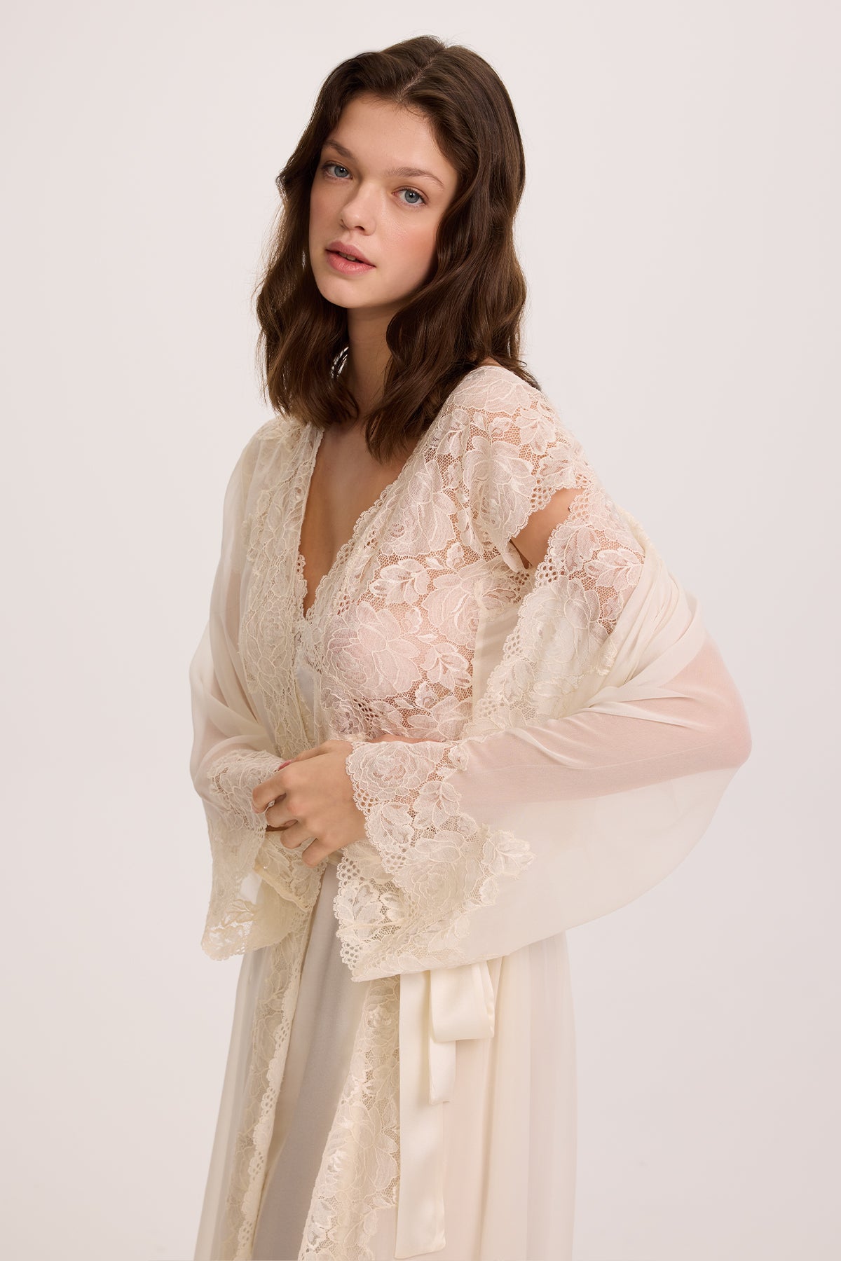 Dream Silk Nightgown and Robe