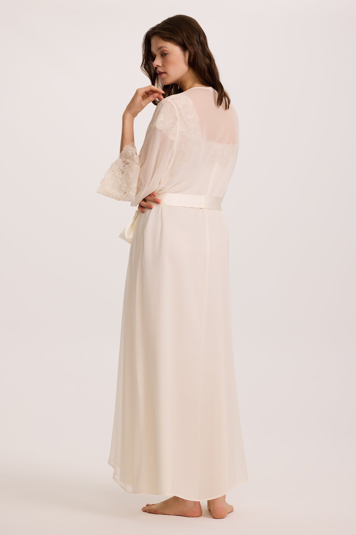 Dream Silk Nightgown and Robe