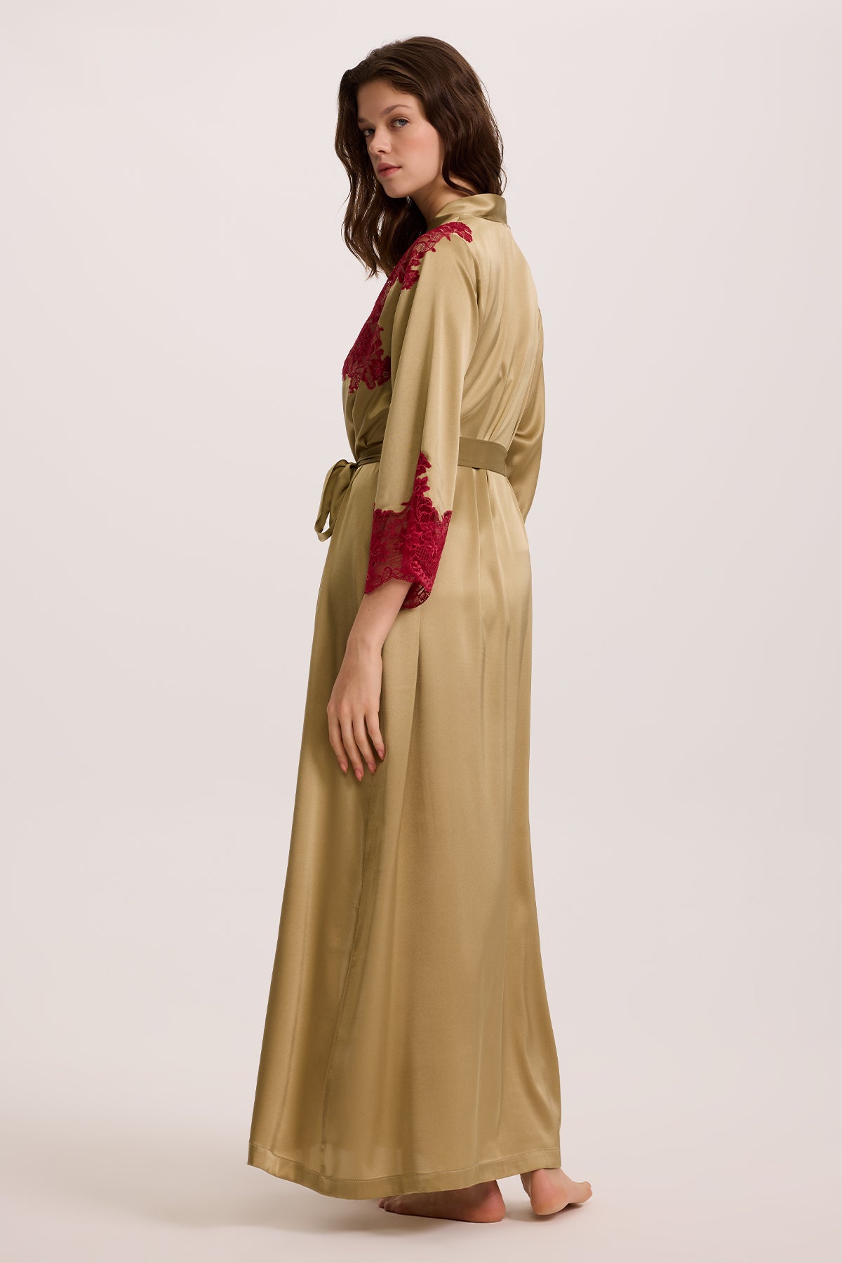 Eden Silk Nightie and Long Robe