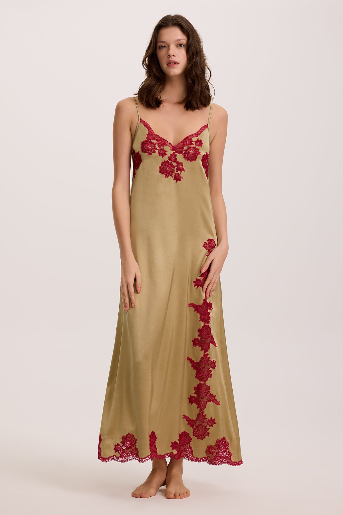 Eden Silk Long Nightgown and Robe