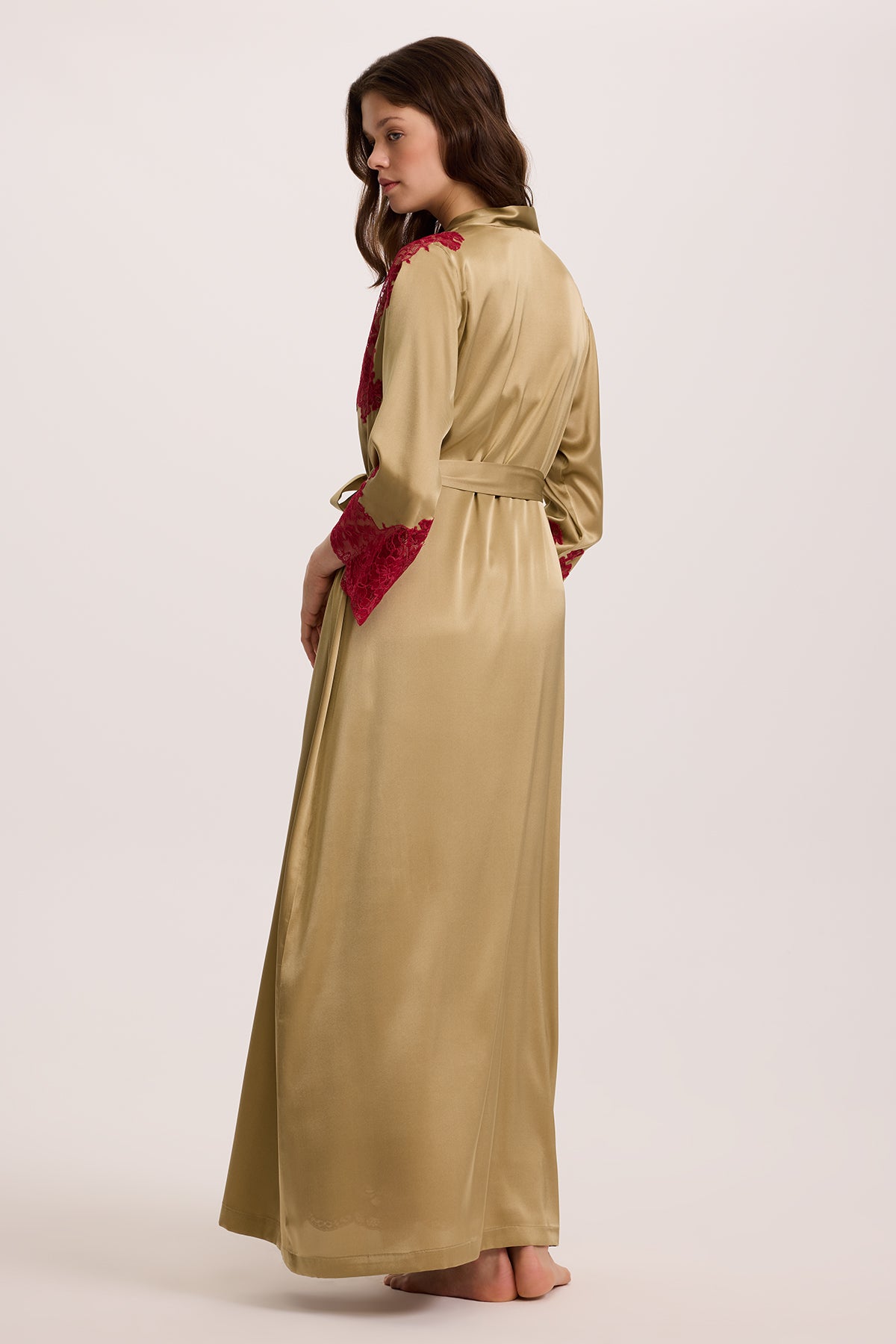 Eden Silk Long Nightgown and Robe