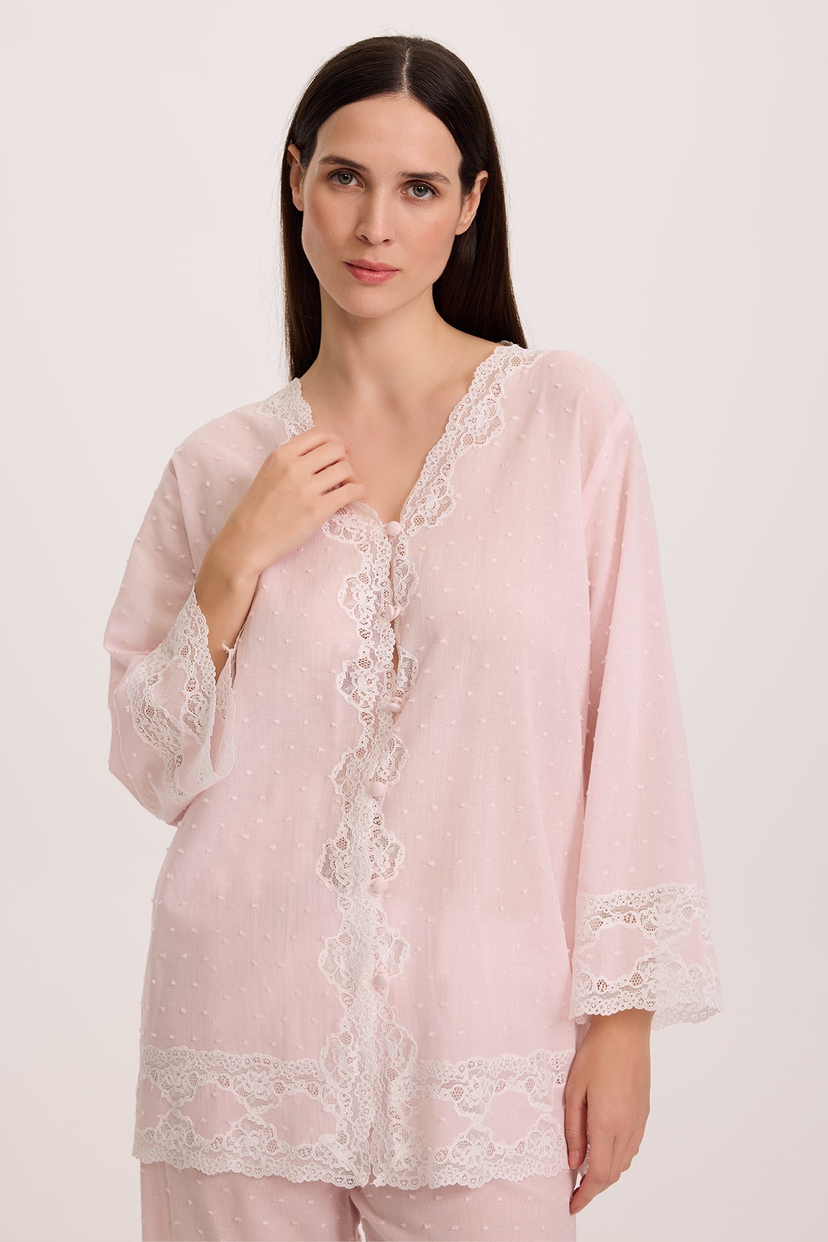Dottie Pink Pajama Set and Robe