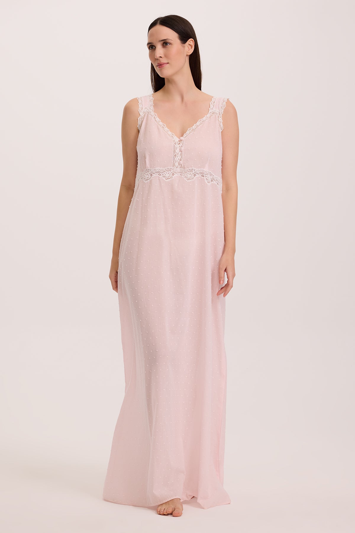 Dottie Pink Nightgown and Robe Set