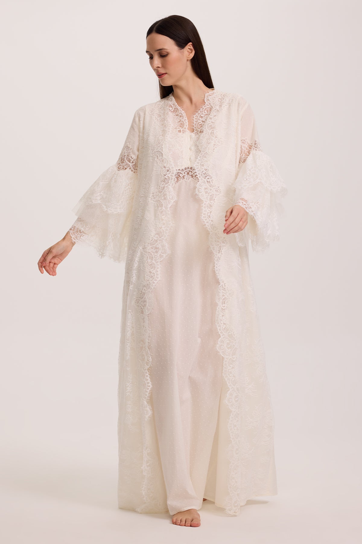 Estee Cotton Nightgown and Robe