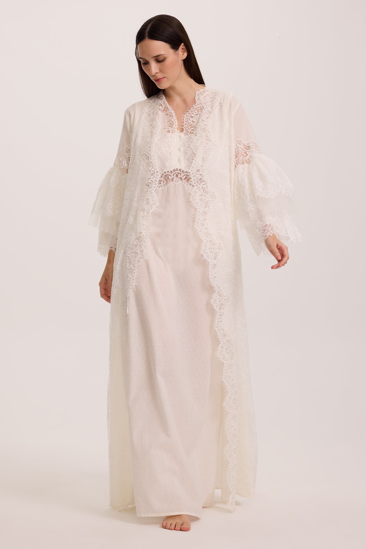 Estee Cotton Nightgown and Robe