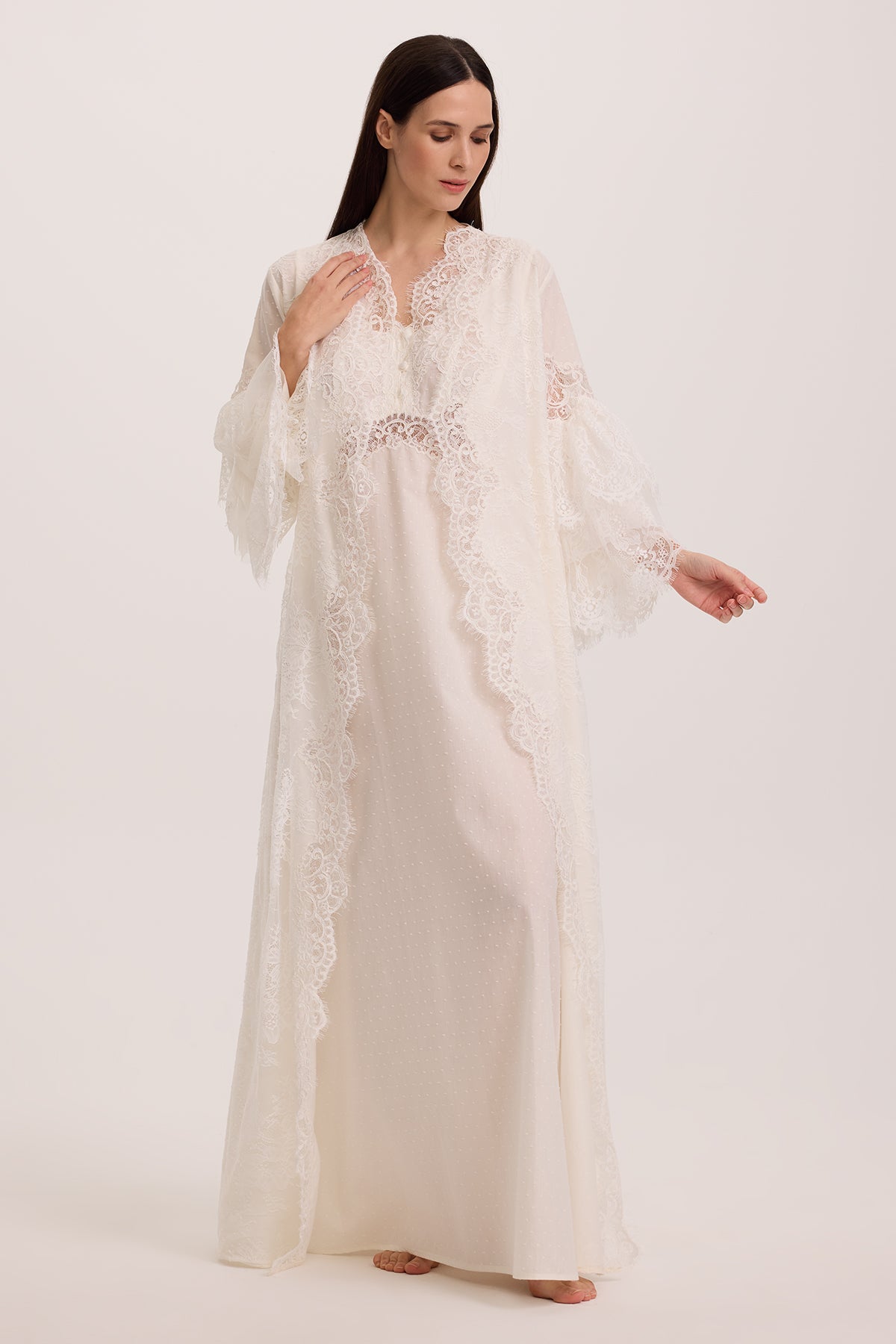 Estee Cotton Nightgown and Robe
