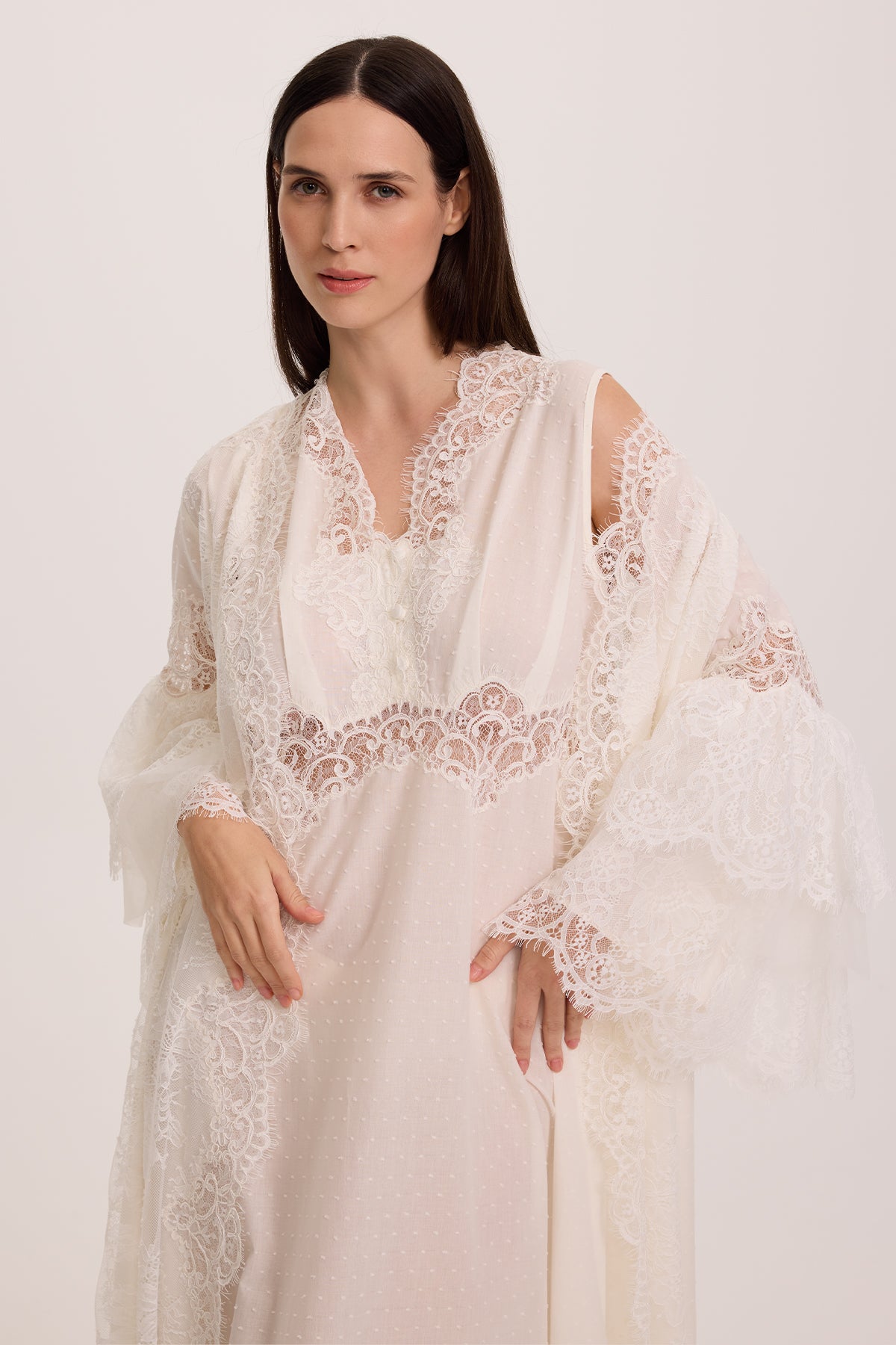 Estee Cotton Nightgown and Robe