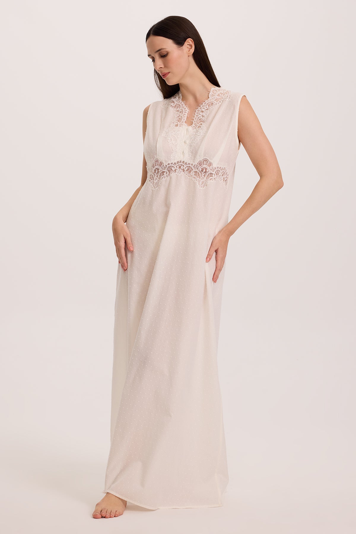 Estee Cotton Nightgown and Robe