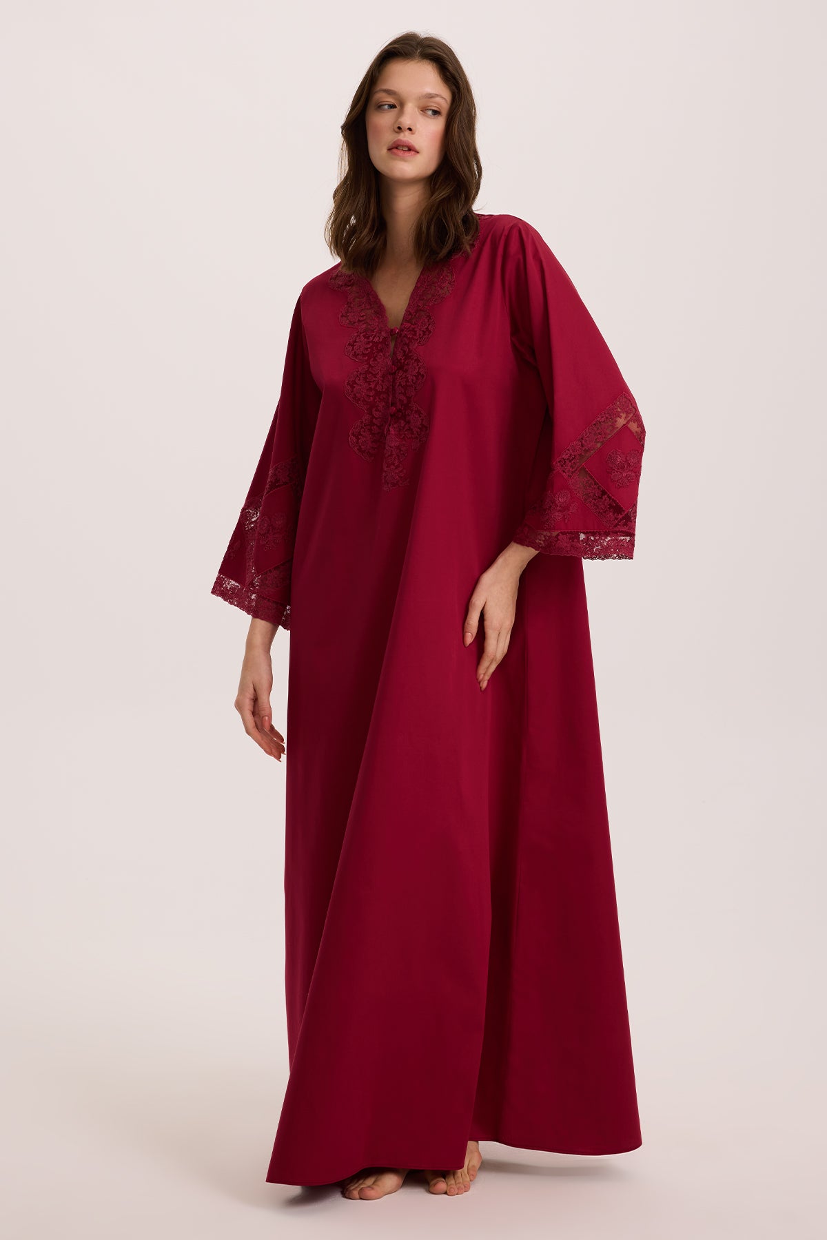 Botanica Berry Cotton Nightgown