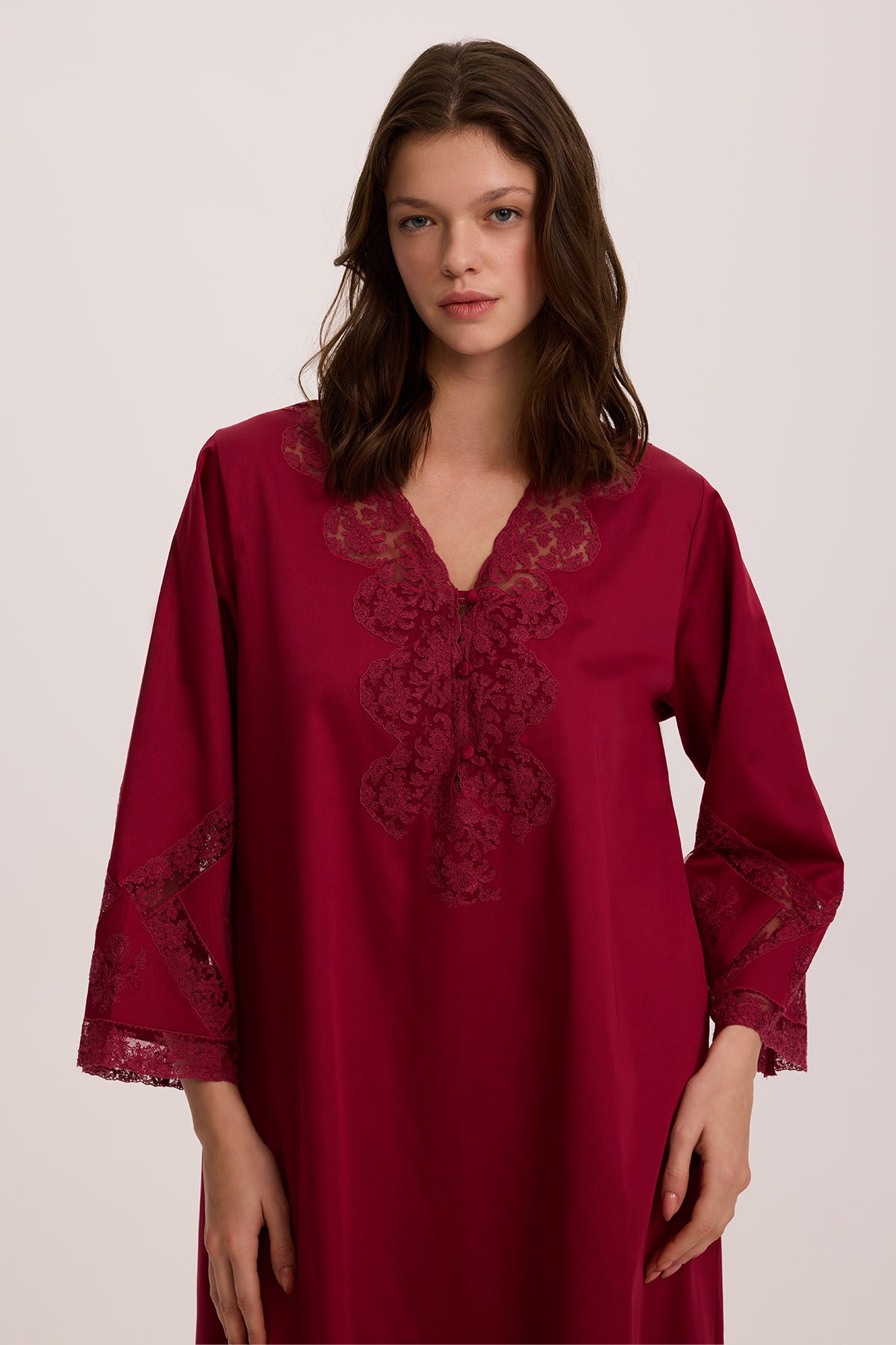 Botanica Berry Cotton Nightgown