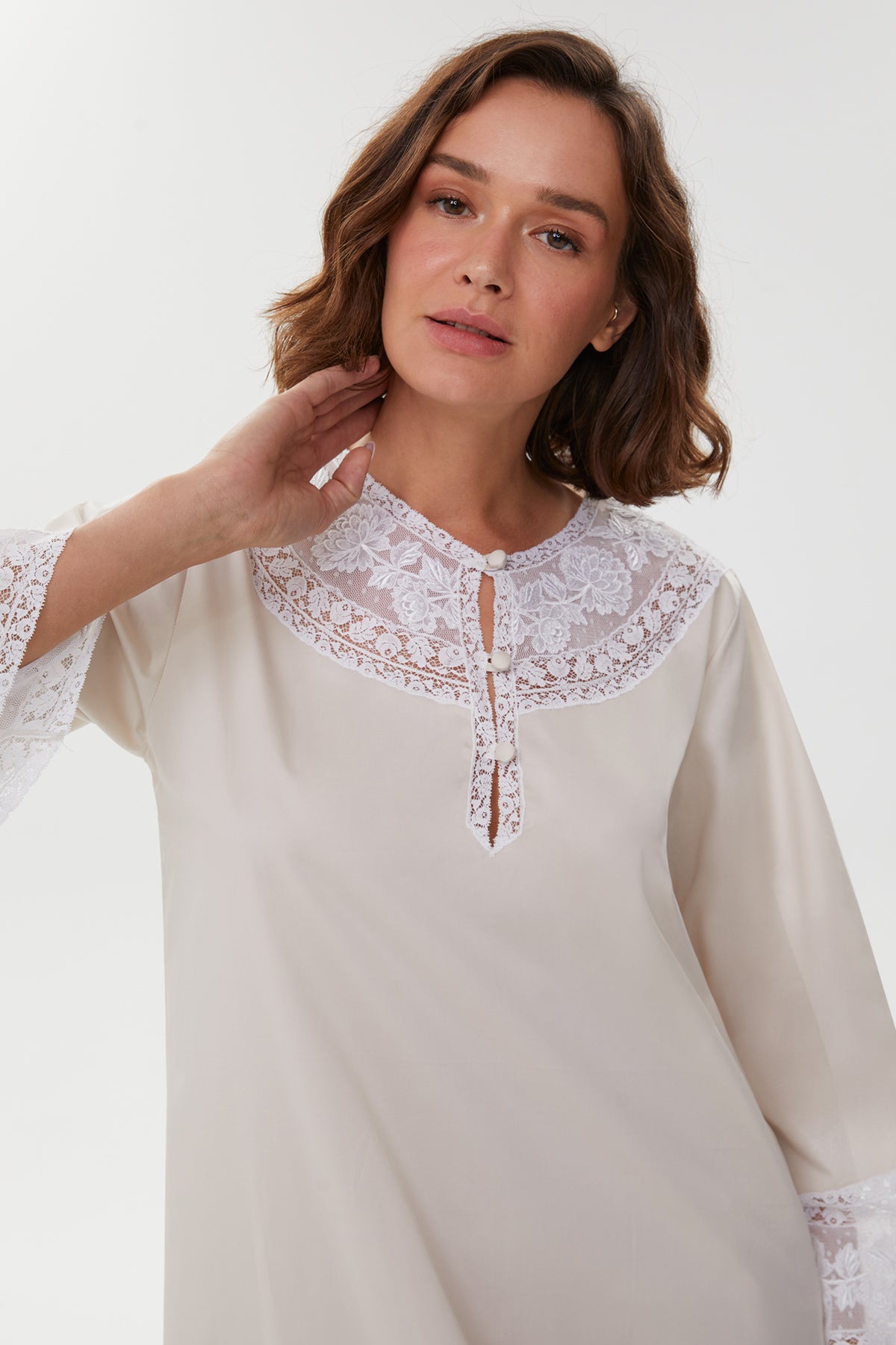Angel Soft Beige Nightgown