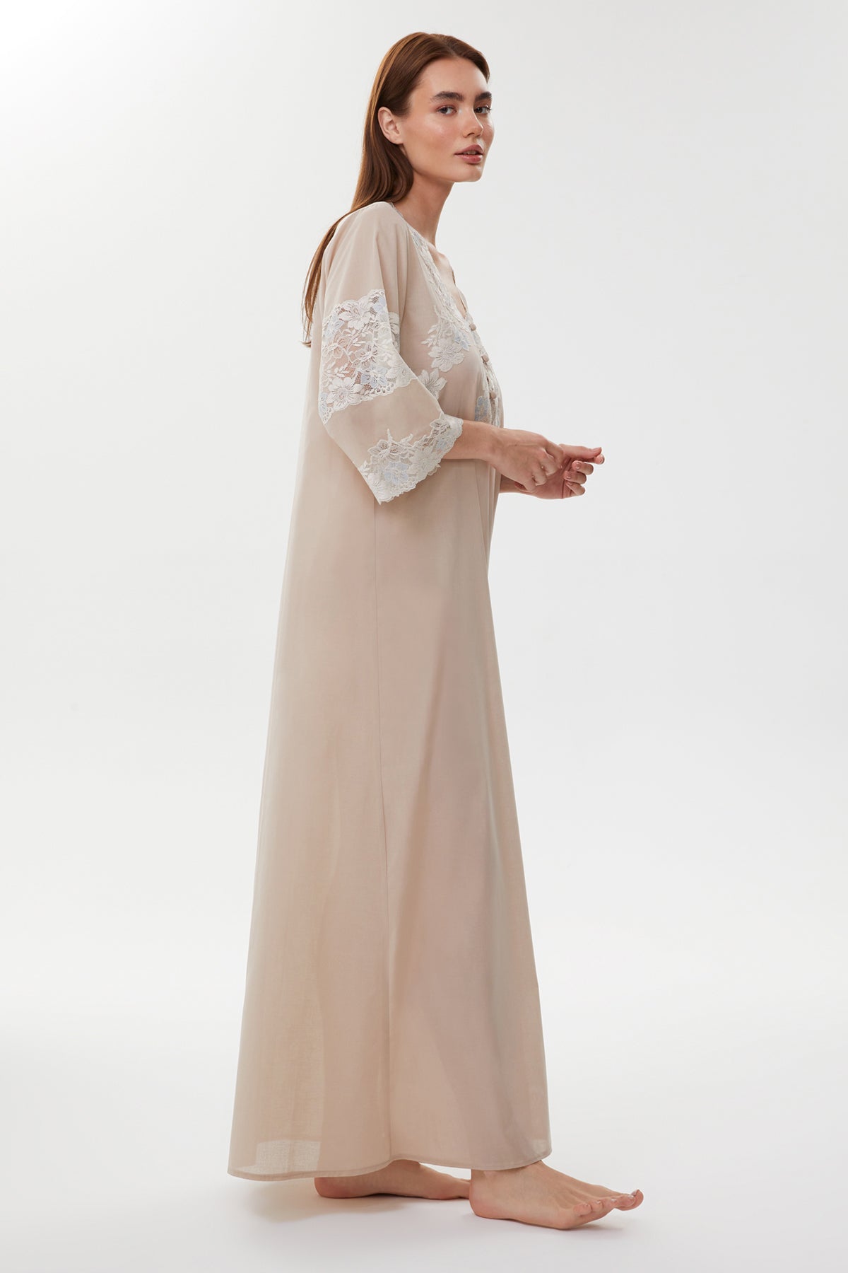 Zoe Cotton-Voile Nightgown