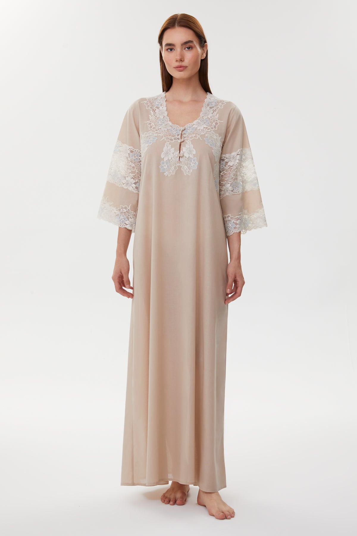 Zoe Cotton-Voile Nightgown