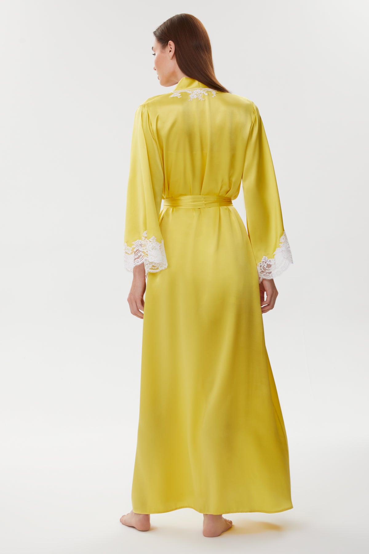 Vicky Buttercup Yellow Pure Silk Set