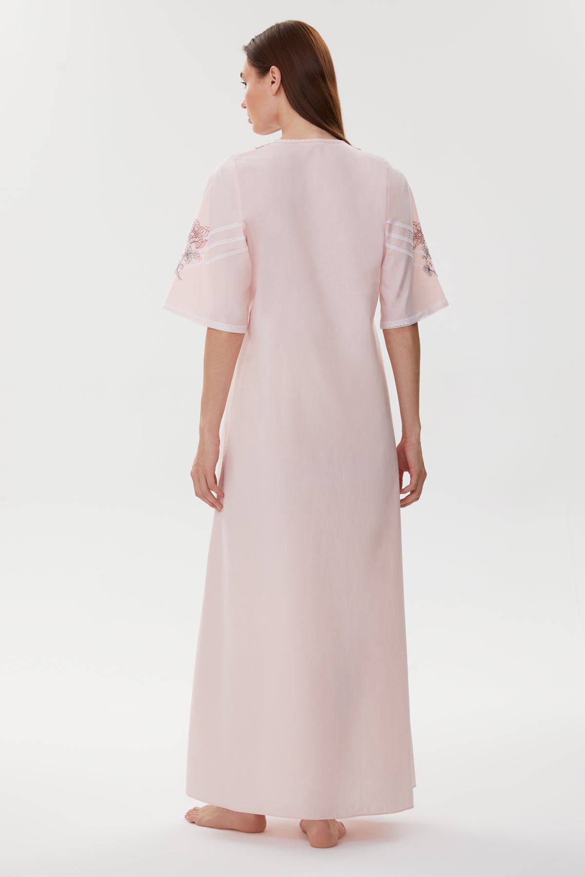 Amy Pink Cotton Nightgown