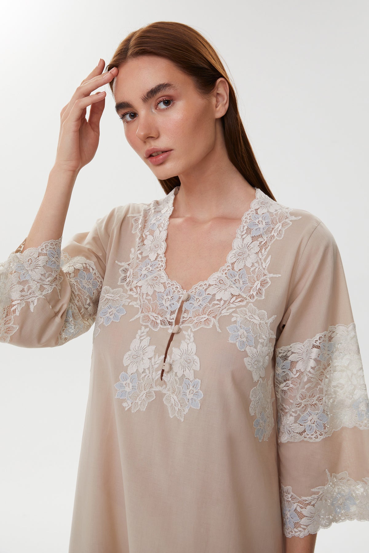 Zoe Cotton-Voile Nightgown