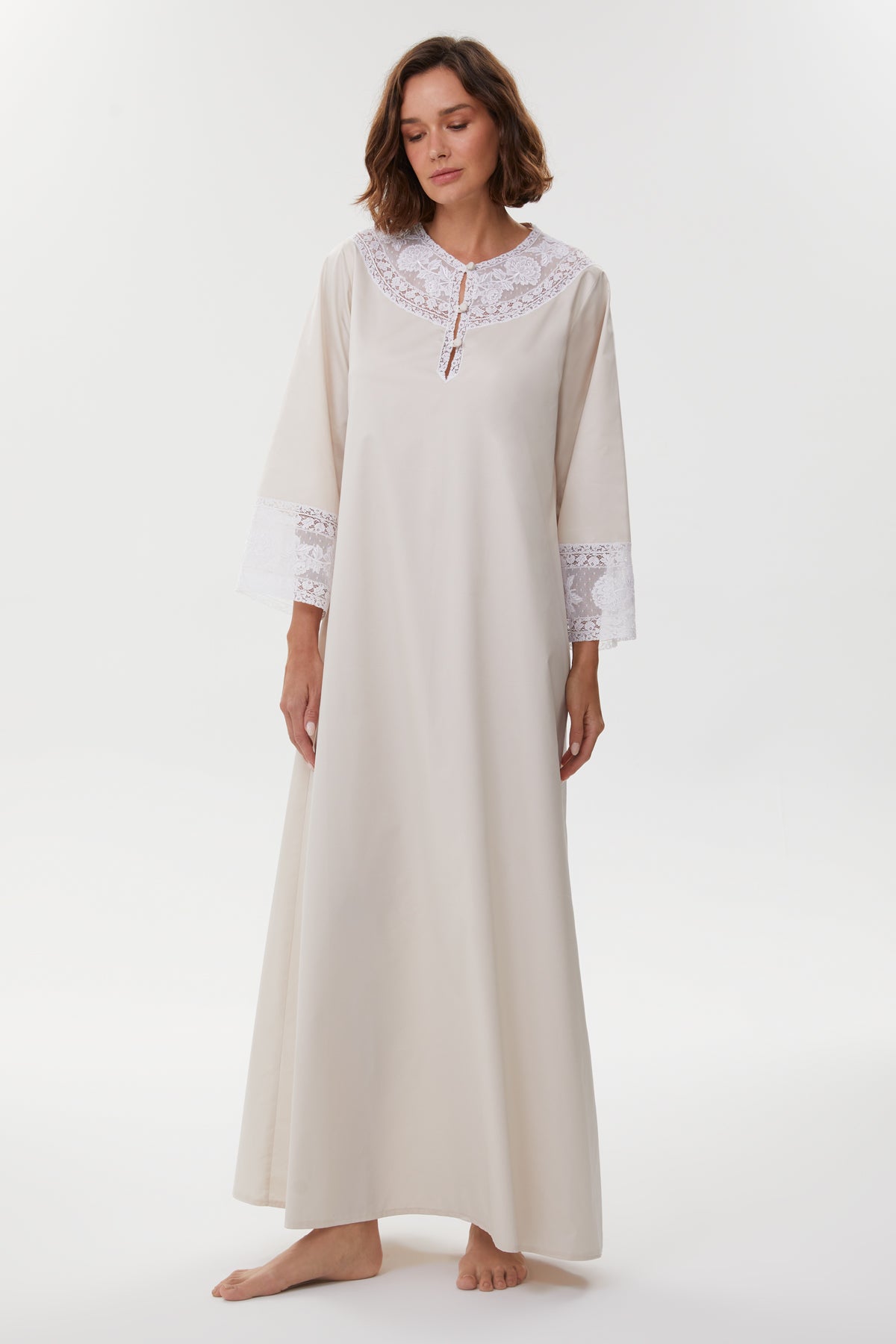 Angel Soft Beige Nightgown