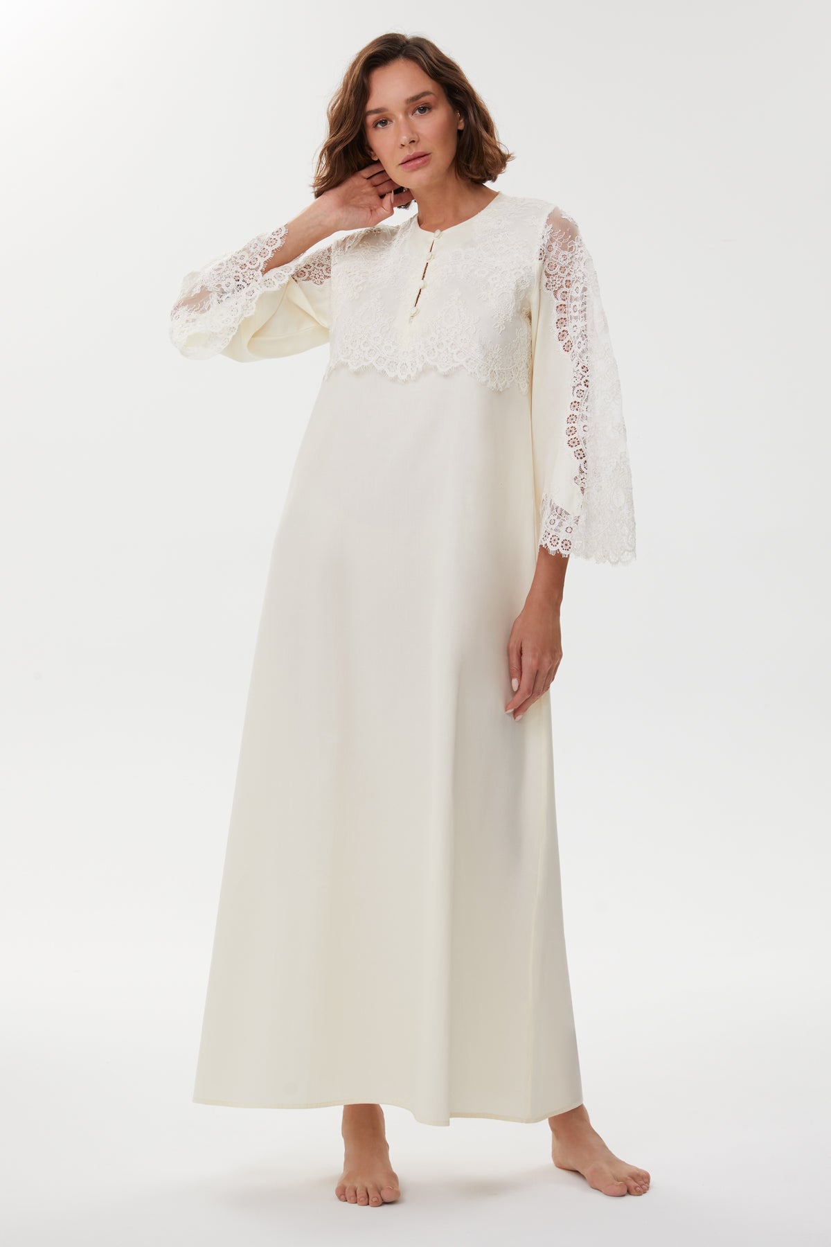 Delicia Pearl Ivory Nightgown